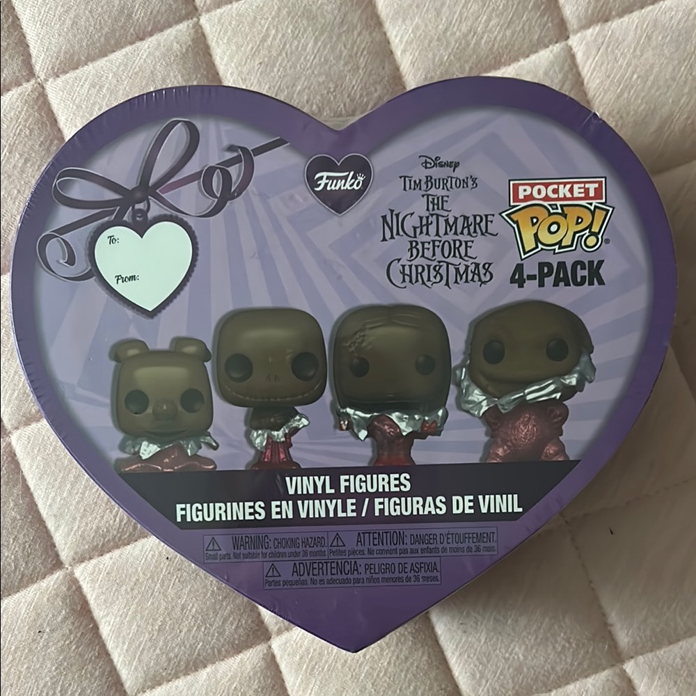 Funko The Nightmare Before Christmas Pocket Pop! 4-Pack - Purple and Black
